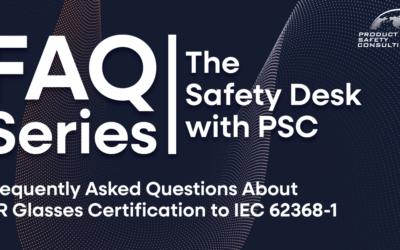 Frequently Asked Questions About AR Glasses Certification to IEC 62368-1 