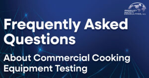Commercial Cooking Equipment Testing